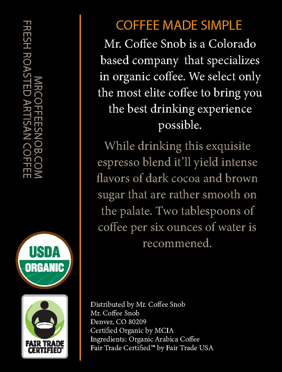 Imperial Express USDA Certified Organic Coffee-Espresso